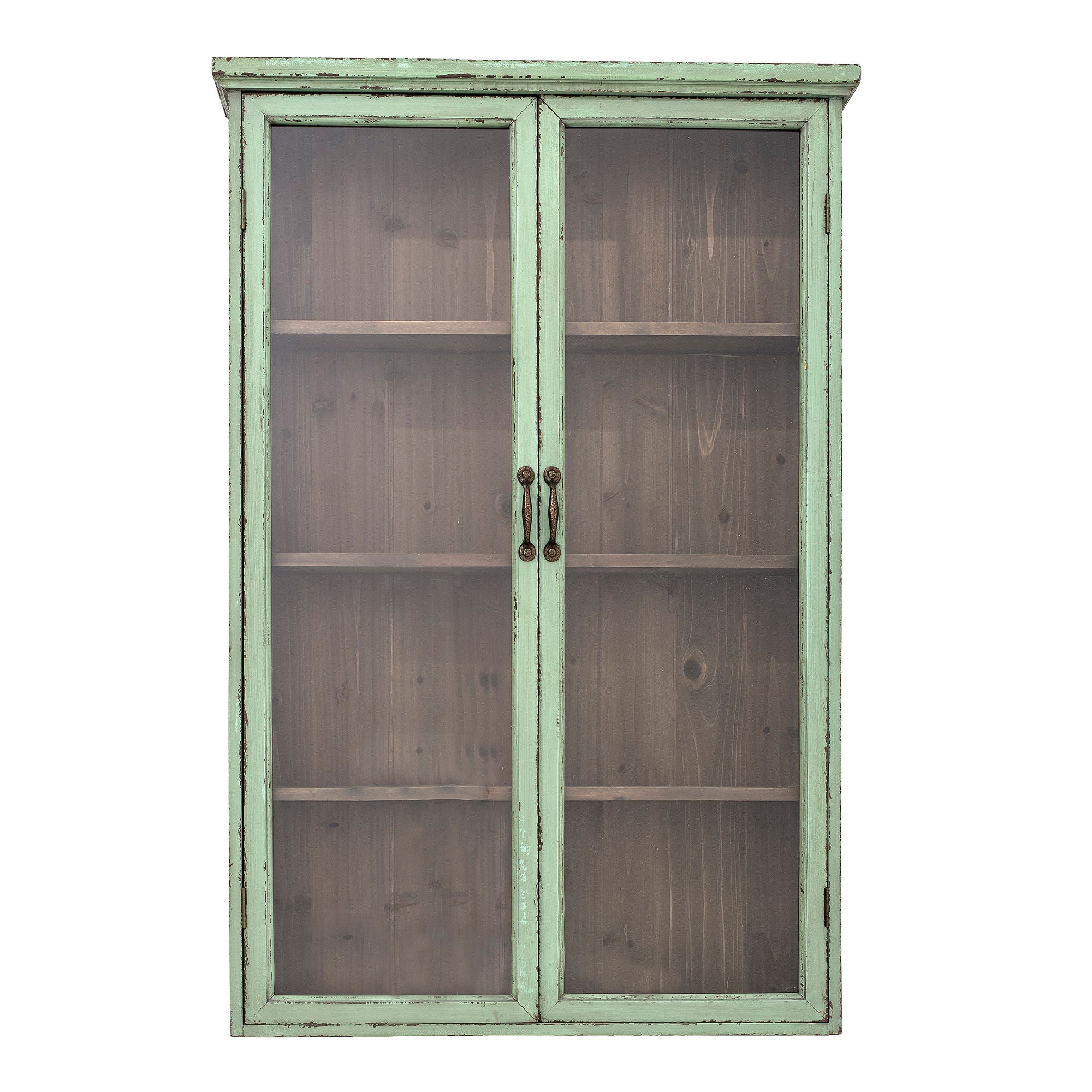 Bloomingville Vitrinekast Hazem oud groen