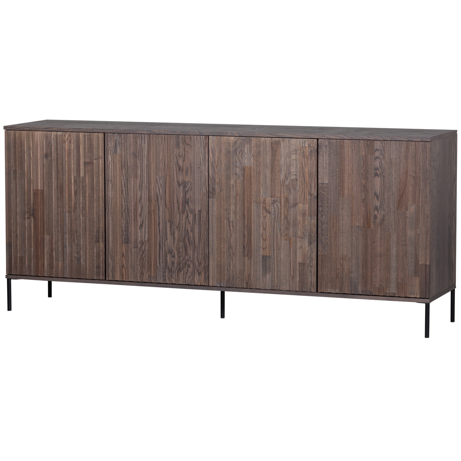 Woood New Gravure Dressoir 200cm essen espresso