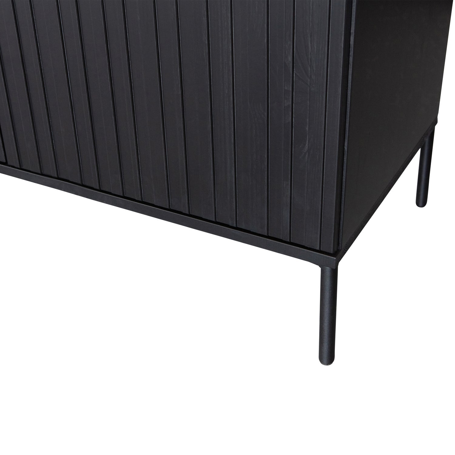 Woood New Gravure Dressoir 200cm grenen zwart