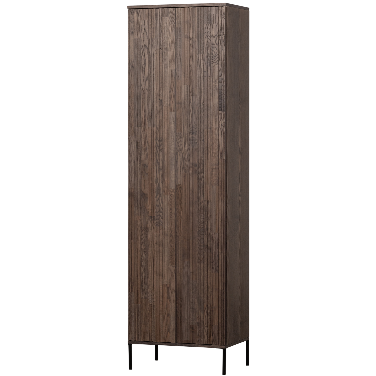 Woood New Gravure Hoge kast essen espresso