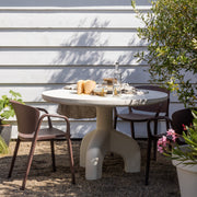 Woood Bent Tuinstoel paars/bruin (set van 2)