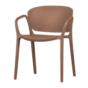 Woood Bent Tuinstoel zalmroze (set van 2)