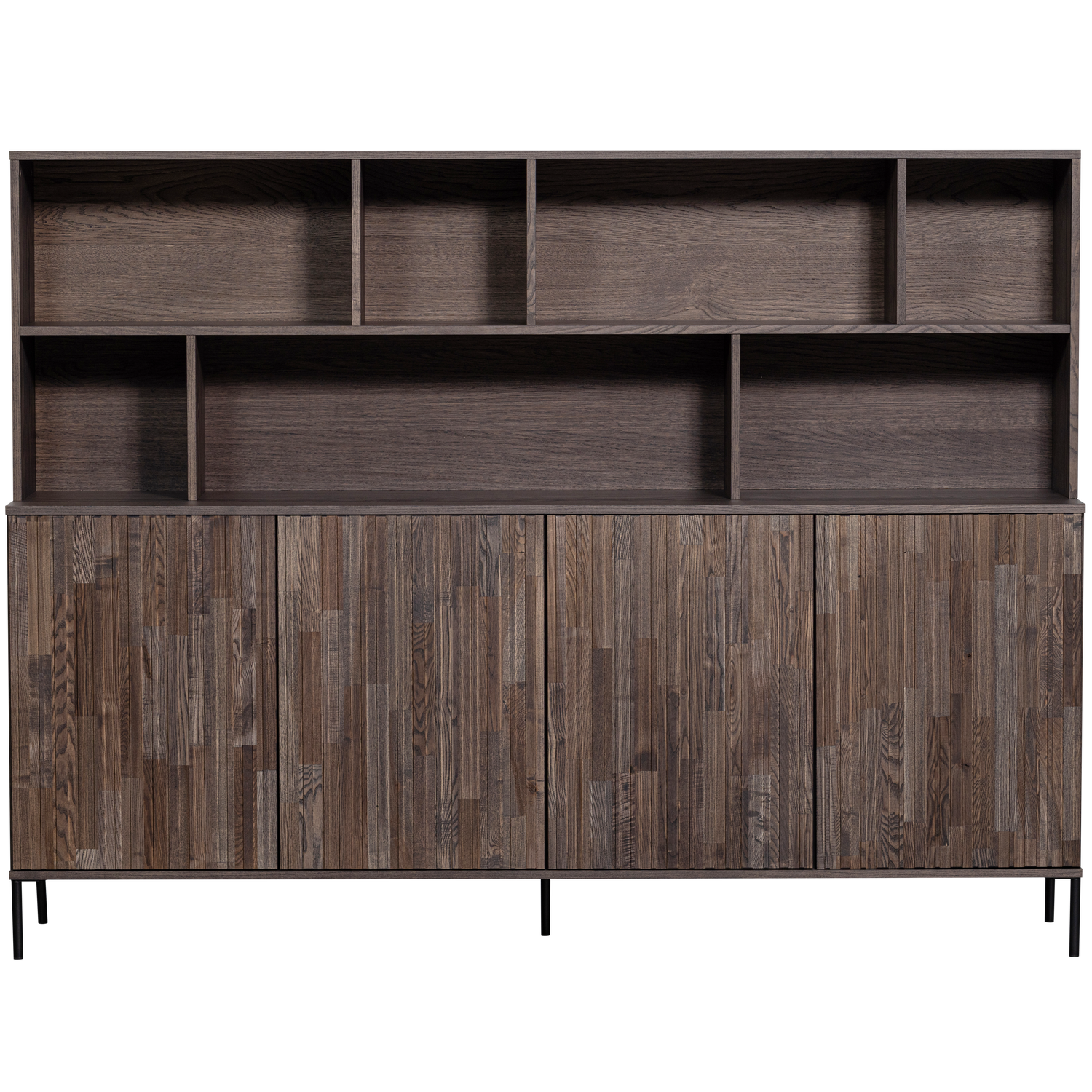 Woood New Gravure Wandkast essen espresso