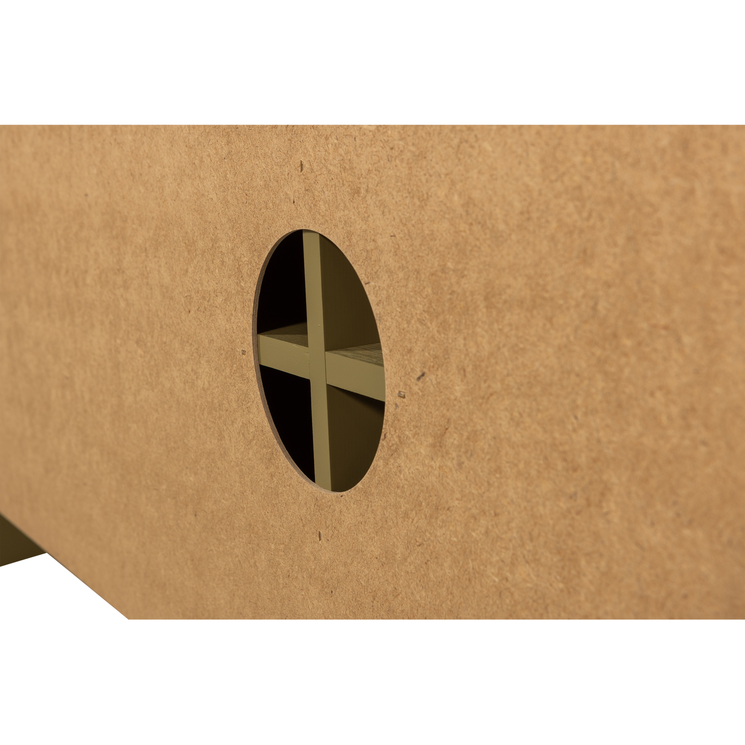 Woood Basu TV Meubel Grenen moss 152cm