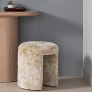 Woood Charlie Gestoffeerde Kruk Beige