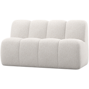Woood Mojo Eetbank met rugleuning 164cm Wollig ecru