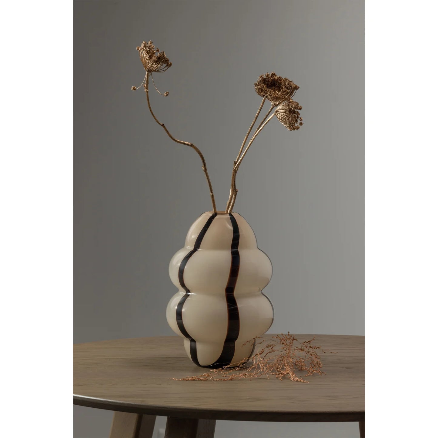 Woood | Vaas Kency glas met streep