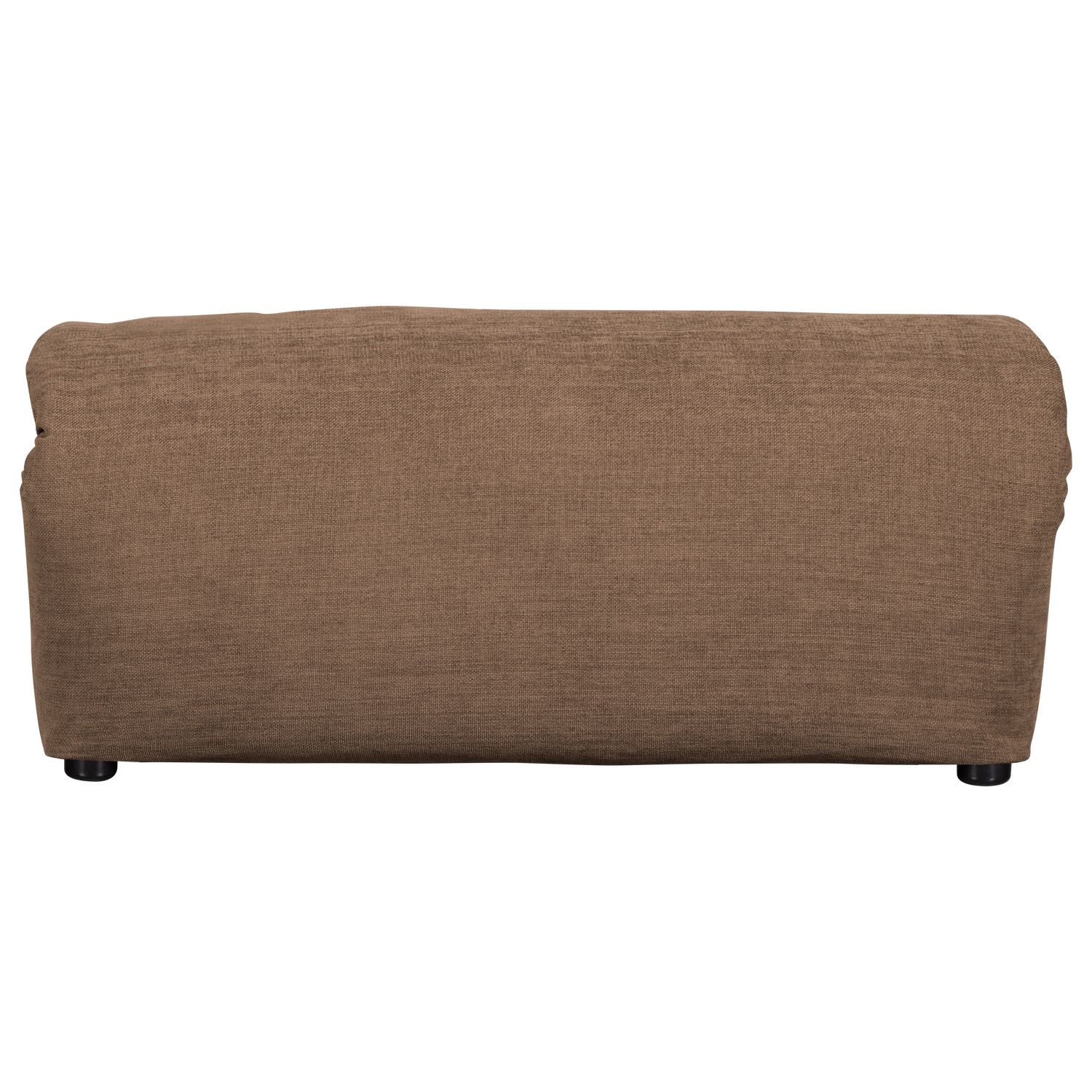 Woood Baggy Hocker Geweven Chenille Bruin