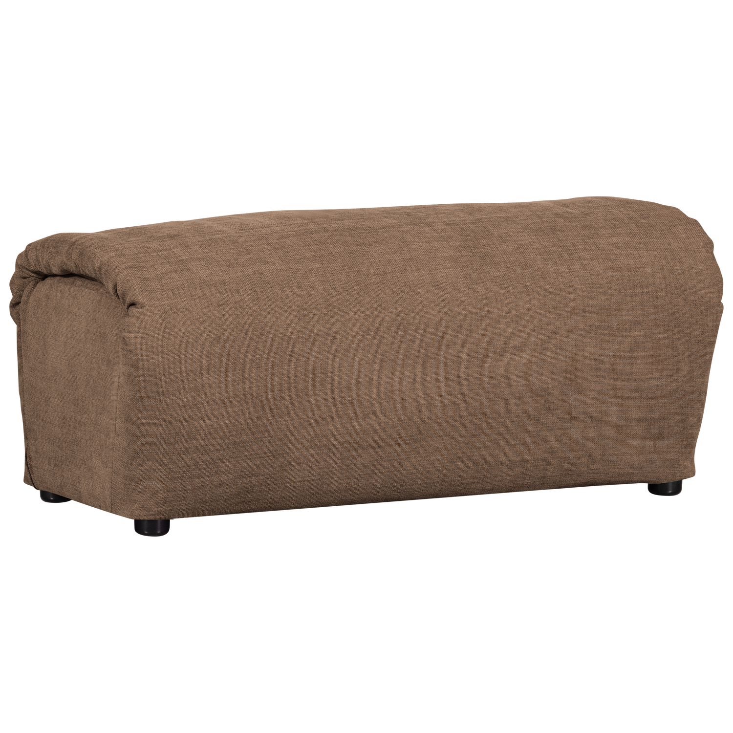 Woood Baggy Hocker Geweven Chenille Bruin