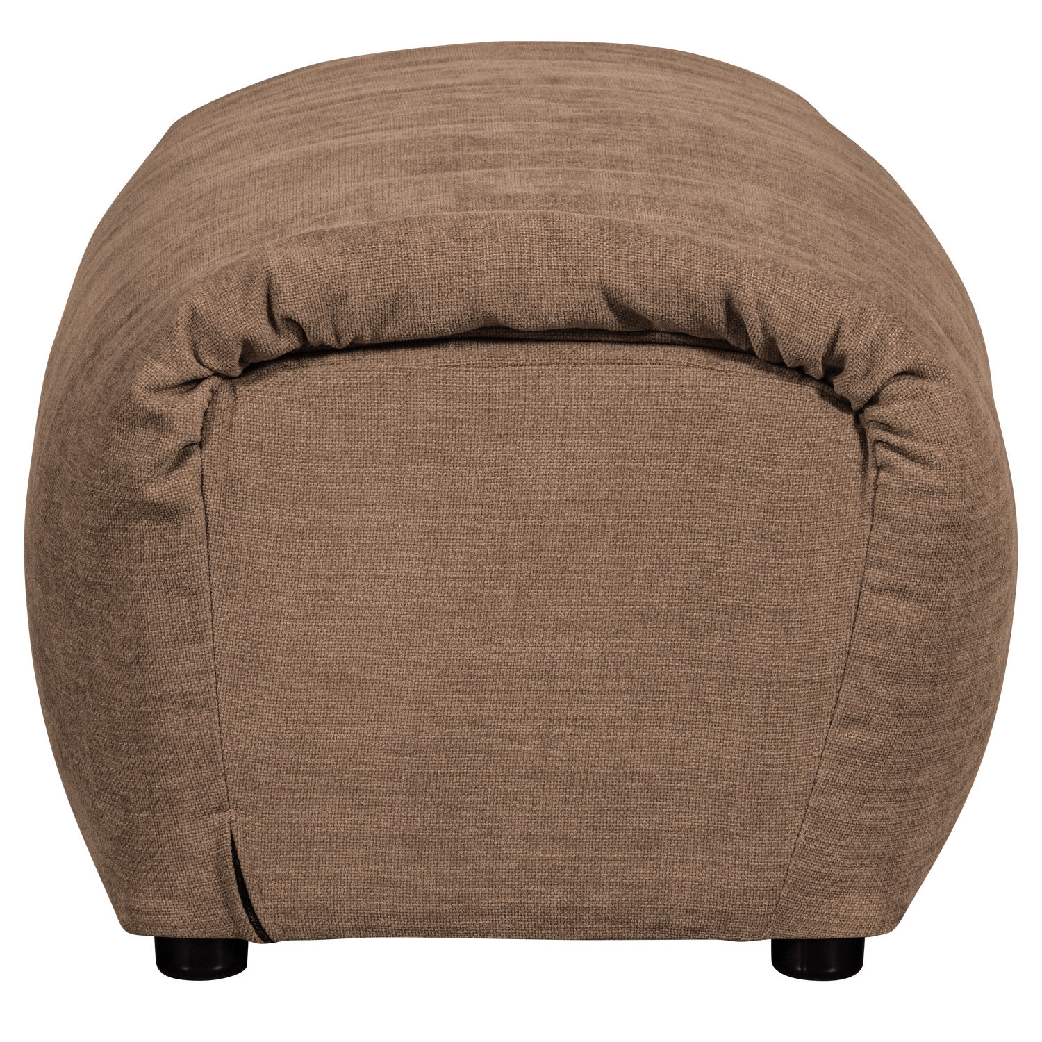 Woood Baggy Hocker Geweven Chenille Bruin