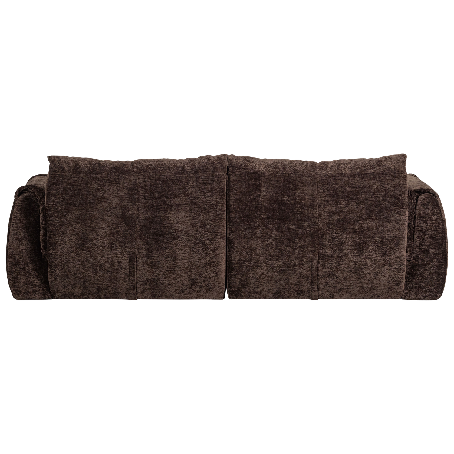 Woood Baggy 2-Zits bank 3D Chenille Donkerbruin