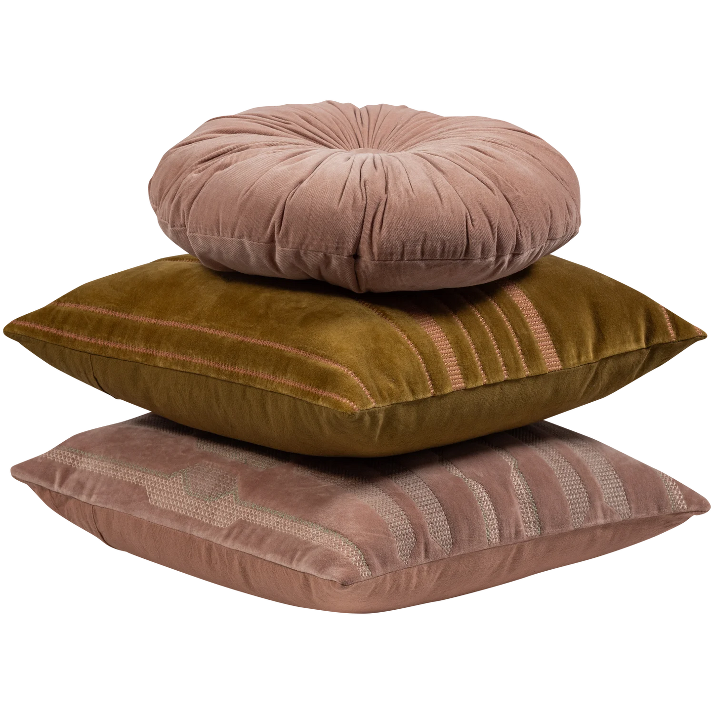 Wood | Feis rosa rundes Kissen 36 cm