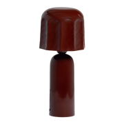 Woood Lumira Tafellamp metaal hoogglans bruinrood