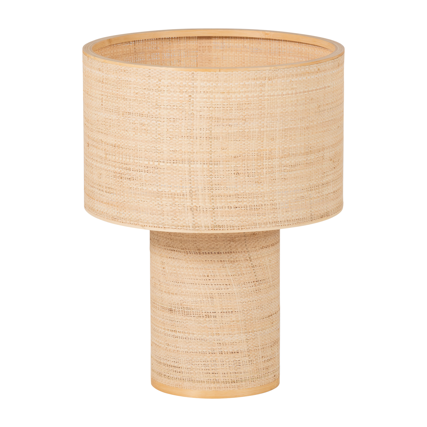 Woood Syro Tafellamp Raffia 55x42cm