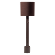 Woood Zivian Vloerlamp hout hoogglans bruin