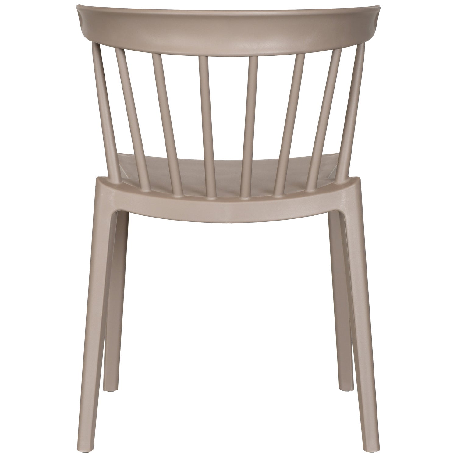 Woood Bliss Tuinstoel met spijlen taupe (set van 2)