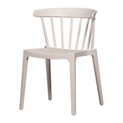 Woood Bliss Tuinstoel met spijlen offwhite (set van 2)