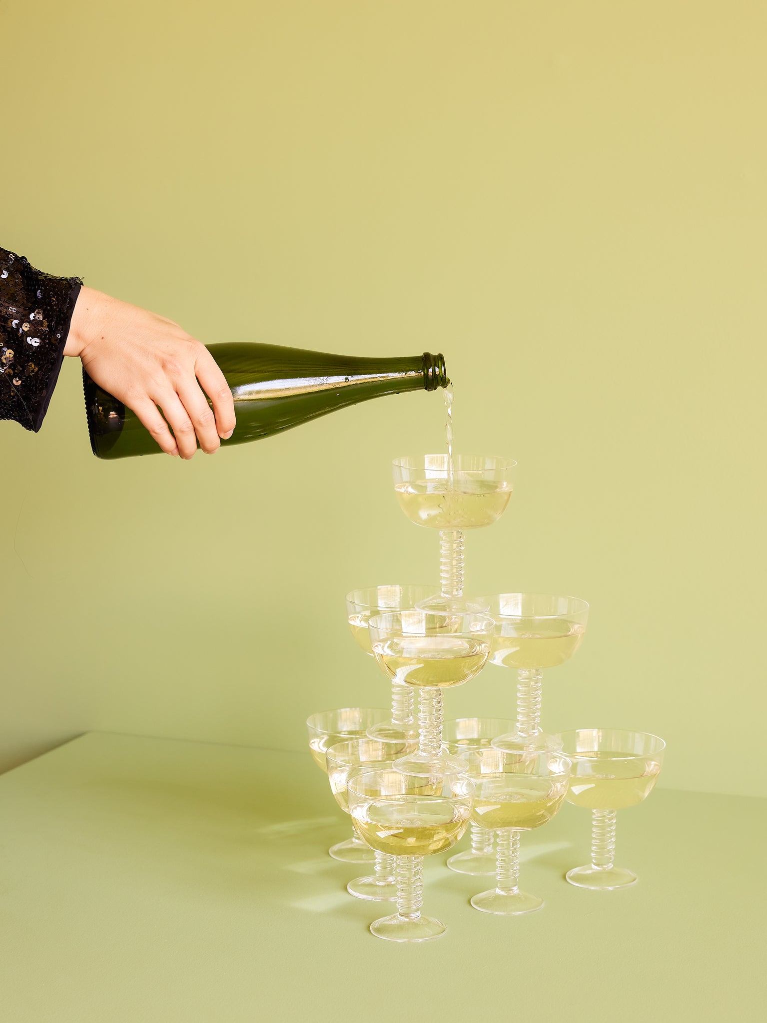 Hübsch Clinck Champagneglas