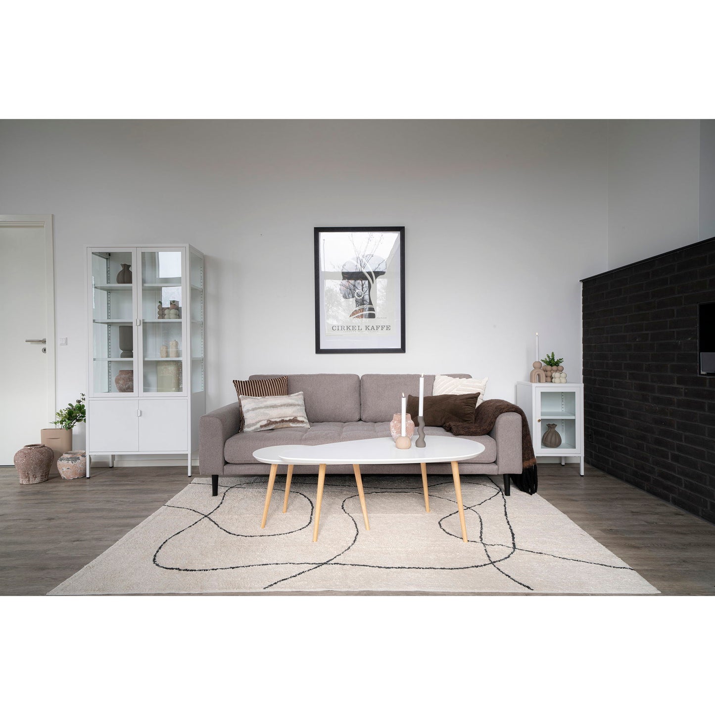House Nordic | Vloekleed met grafische print 230cm