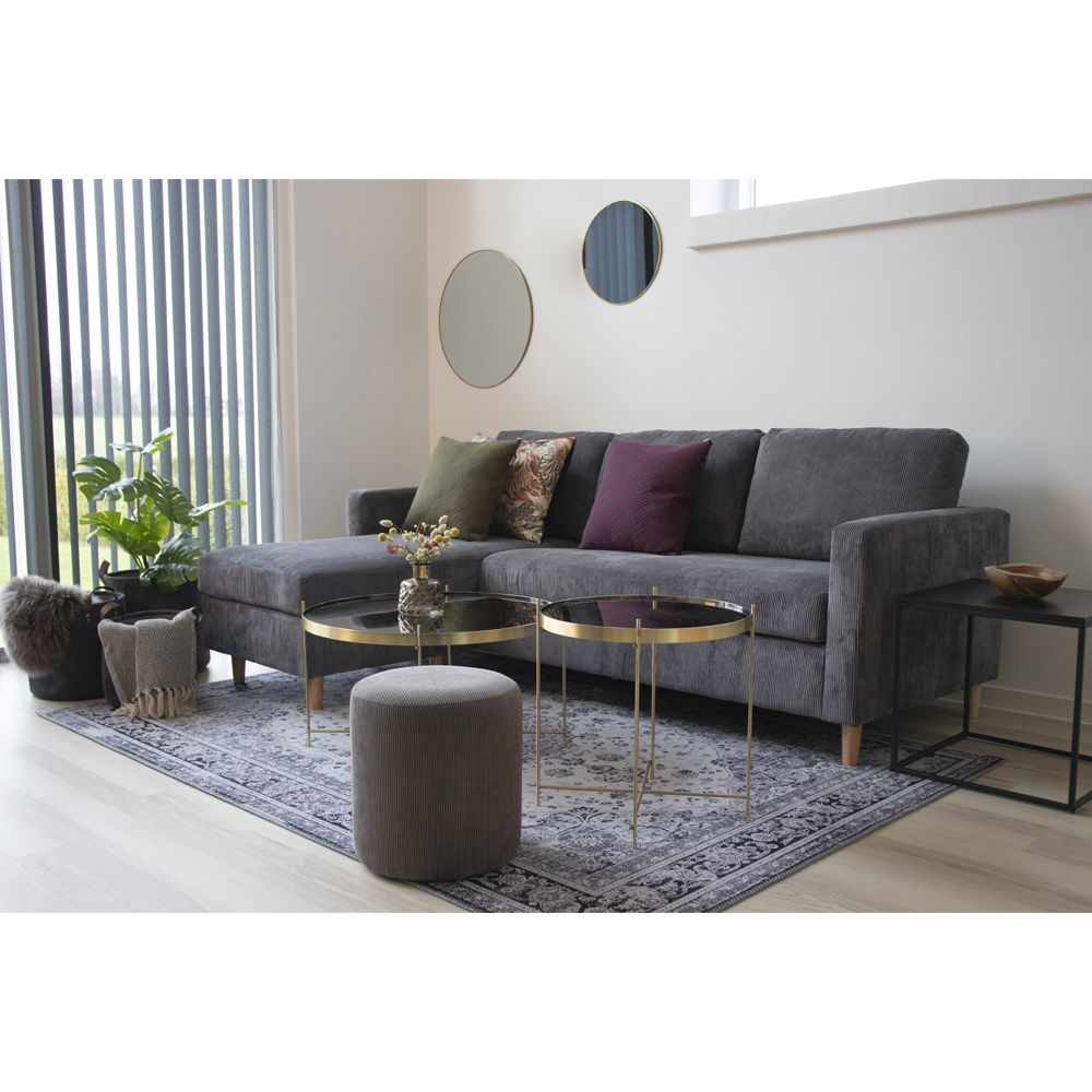 House Nordic | Ronde spiegel met brass frame 60cm