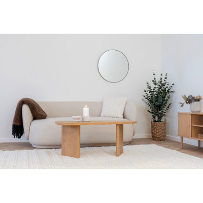 House Nordic | Ronde spiegel met zwarte lijst 60cm