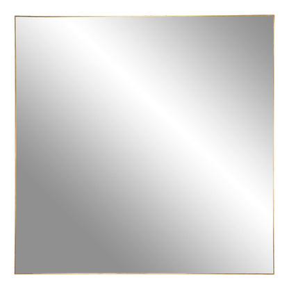 House Nordic | Vierkante spiegel met brass lijst 60cm
