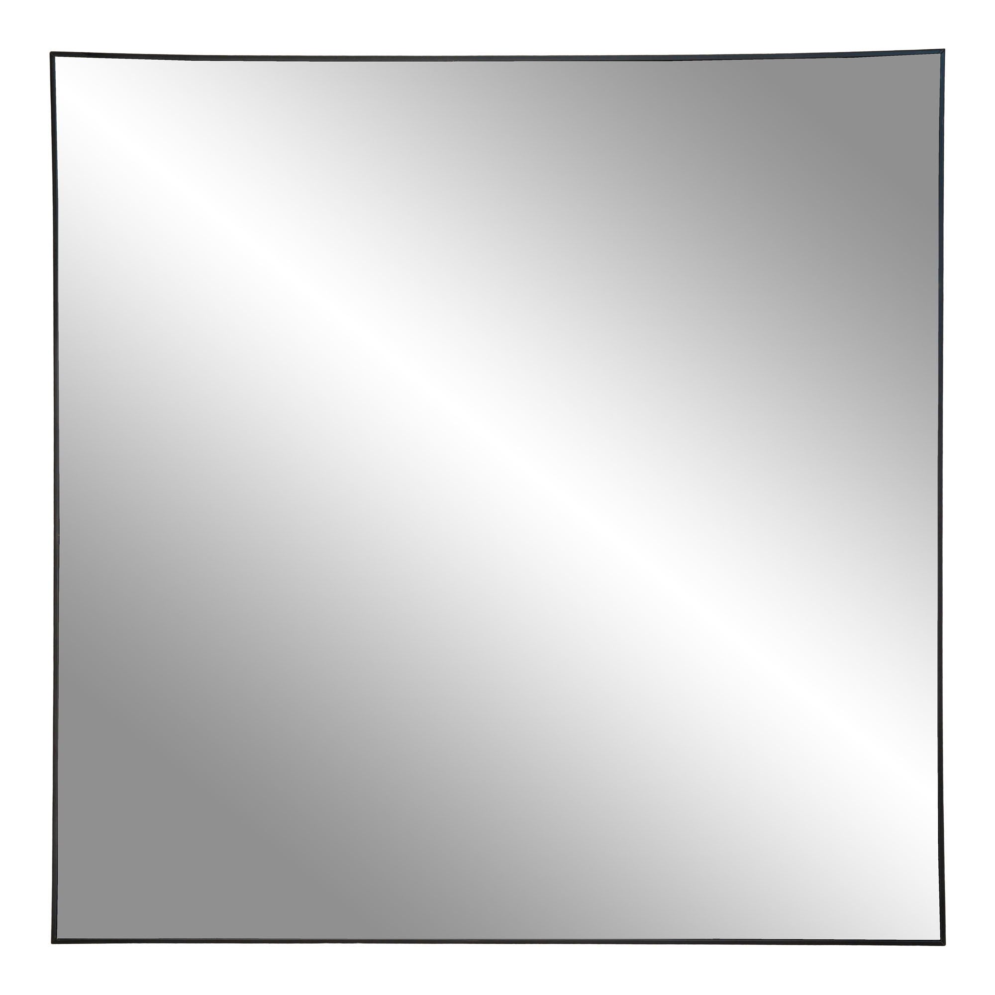House Nordic | Vierkante spiegel met zwarte rand 60cm