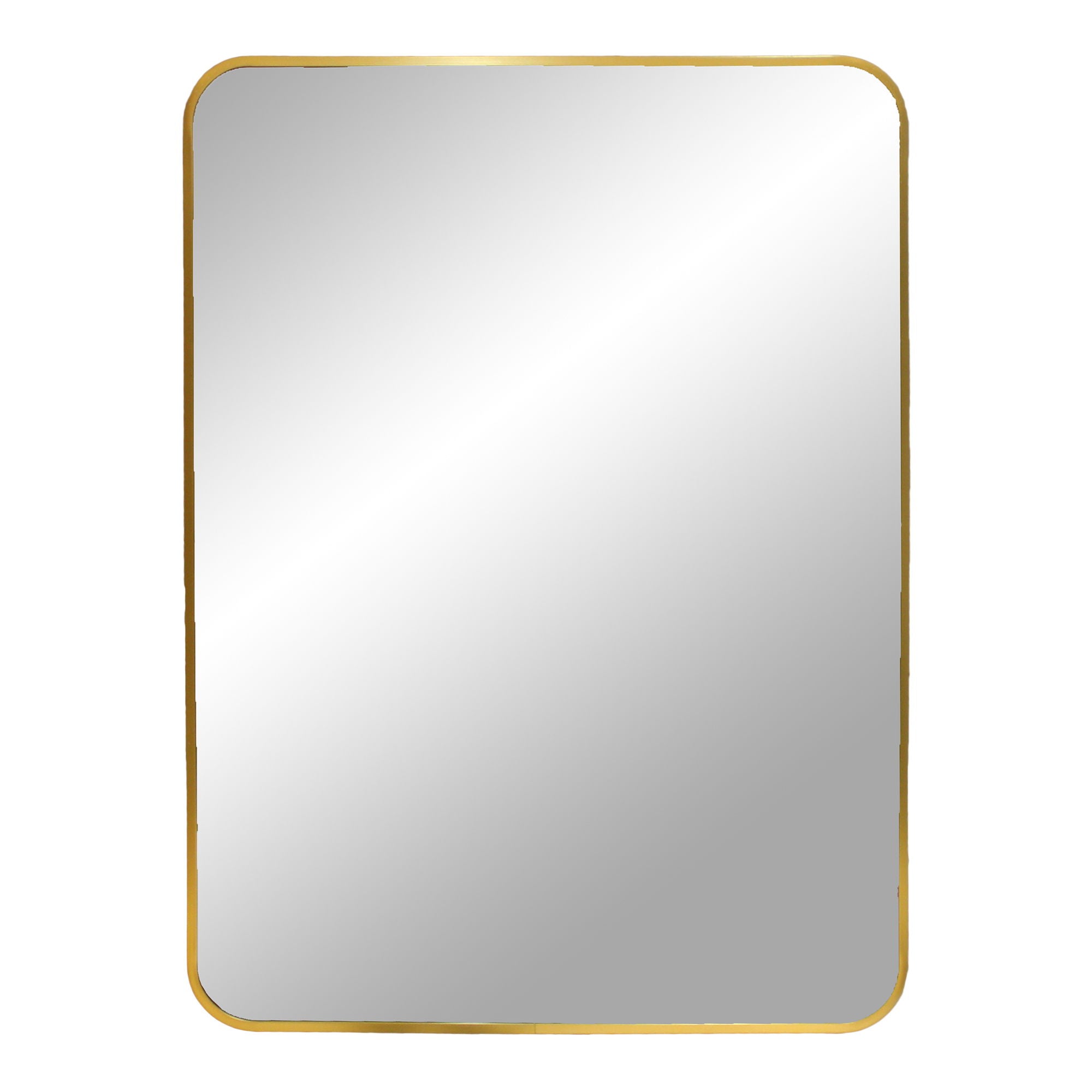 House Nordic | Rechthoekige spiegel brass 70cm