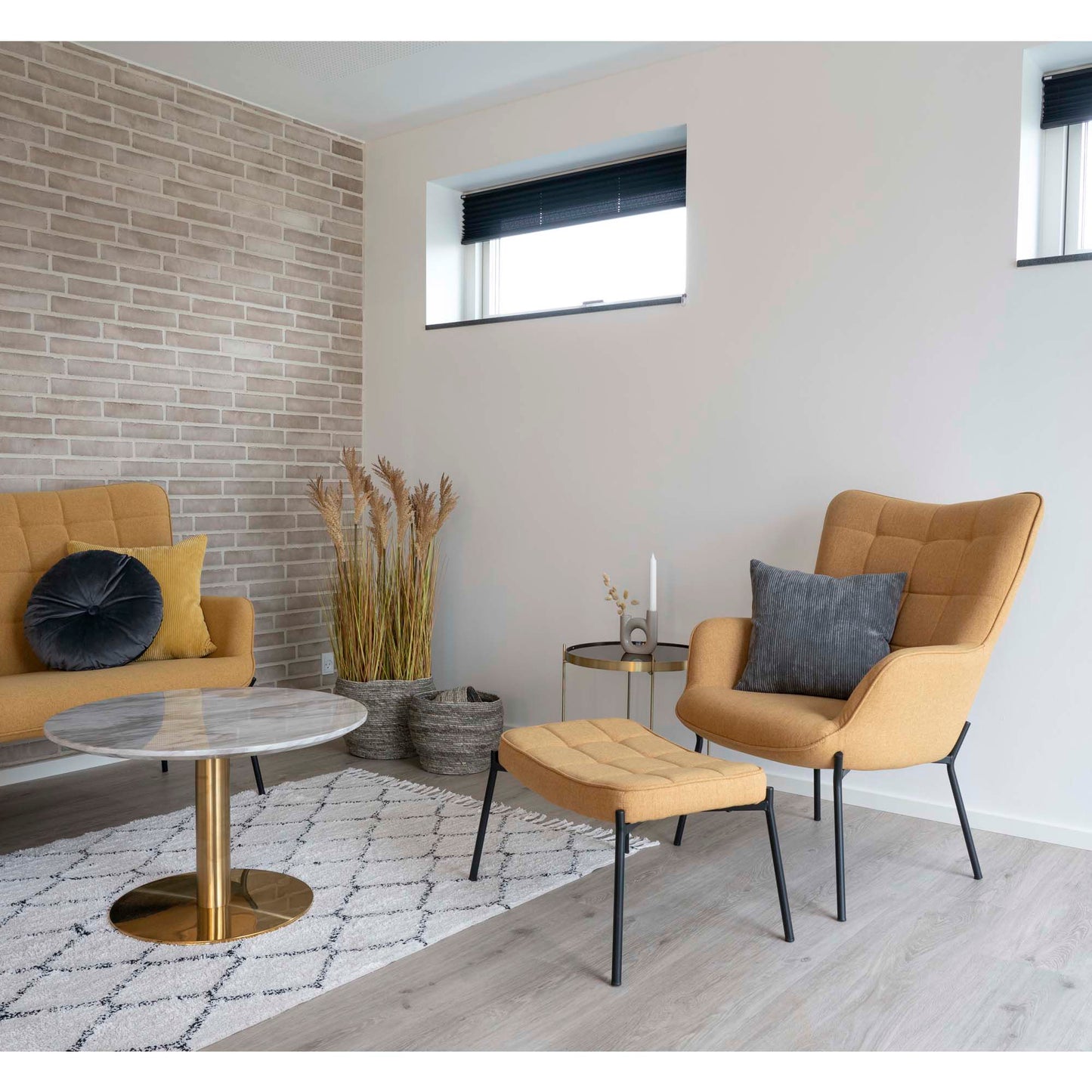 House Nordic | Grijze manden set van 3