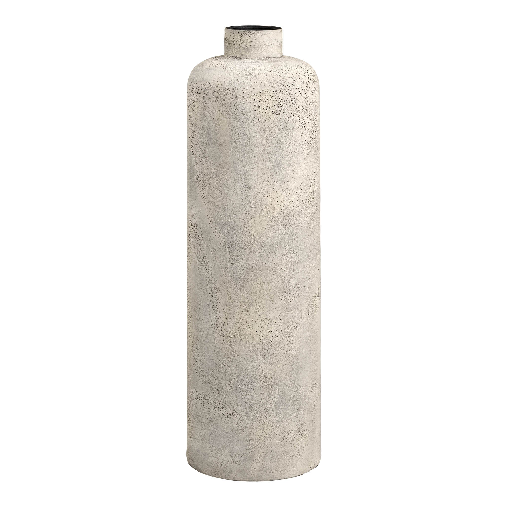 House Nordic Vaas metaal antiek beige 78.5cm