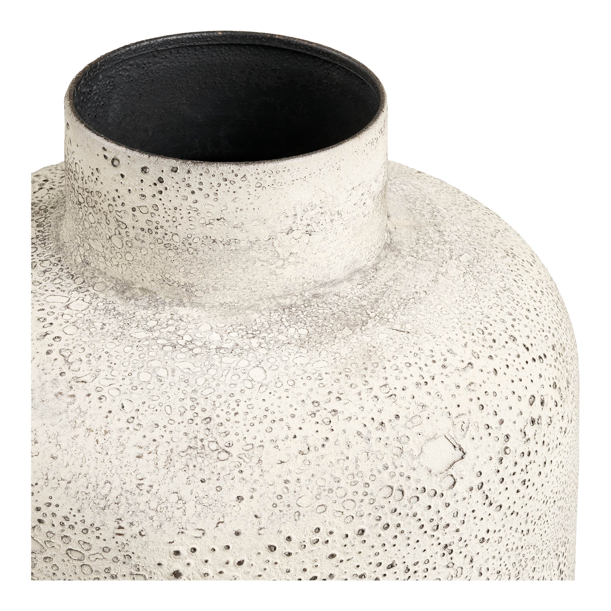 House Nordic Vaas metaal antiek beige 78.5cm