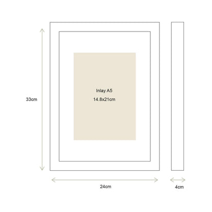 vtwonen | Fotorahmen aus Holz, 33 cm