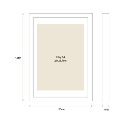 vtwonen | Fotorahmen aus Holz, 42 cm