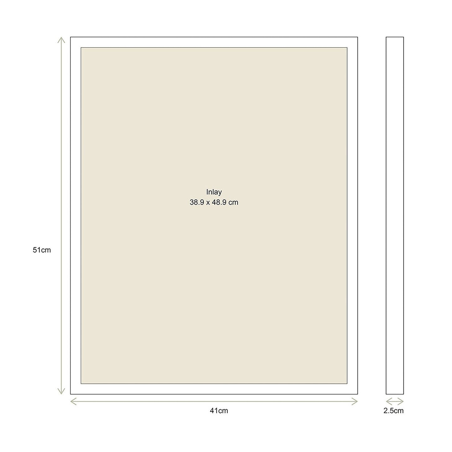 vtwonen | Fotorahmen aus Holz 51 cm