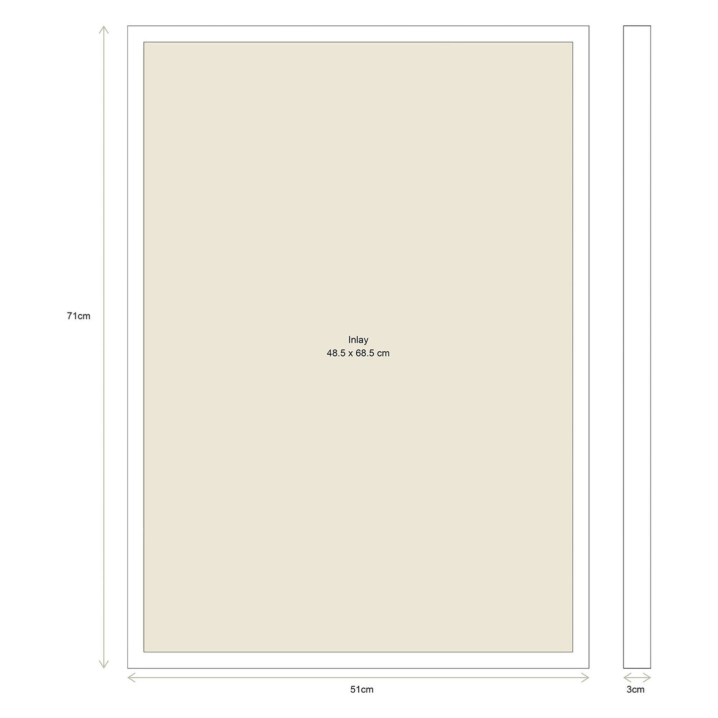 vtwonen | Fotolijst hout 71cm