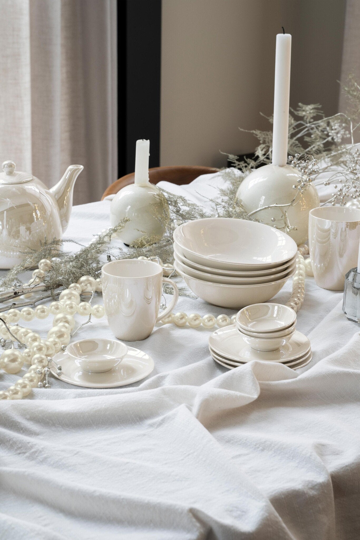 vtwonen | Kandelaar pearl 14cm