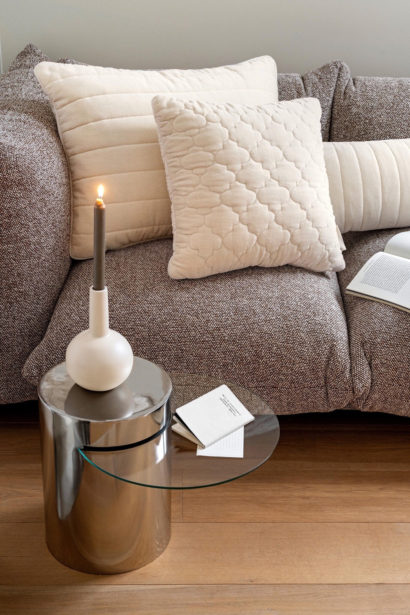 vtwonen | Flachskerzenhalter 20cm