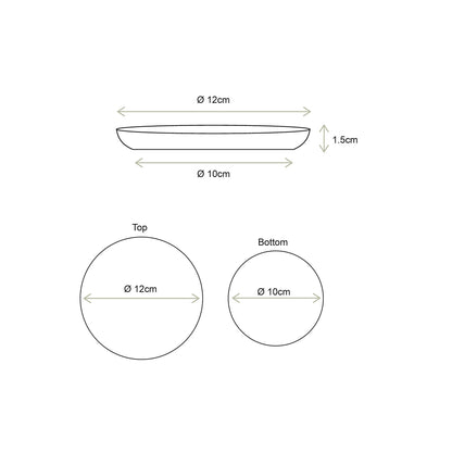 vtwonen | Metallschale gold 12cm