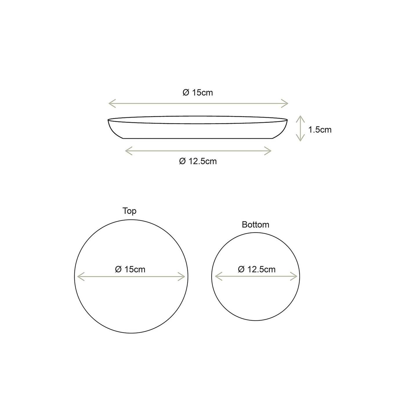 vtwonen | Schaal metaal goud 15cm
