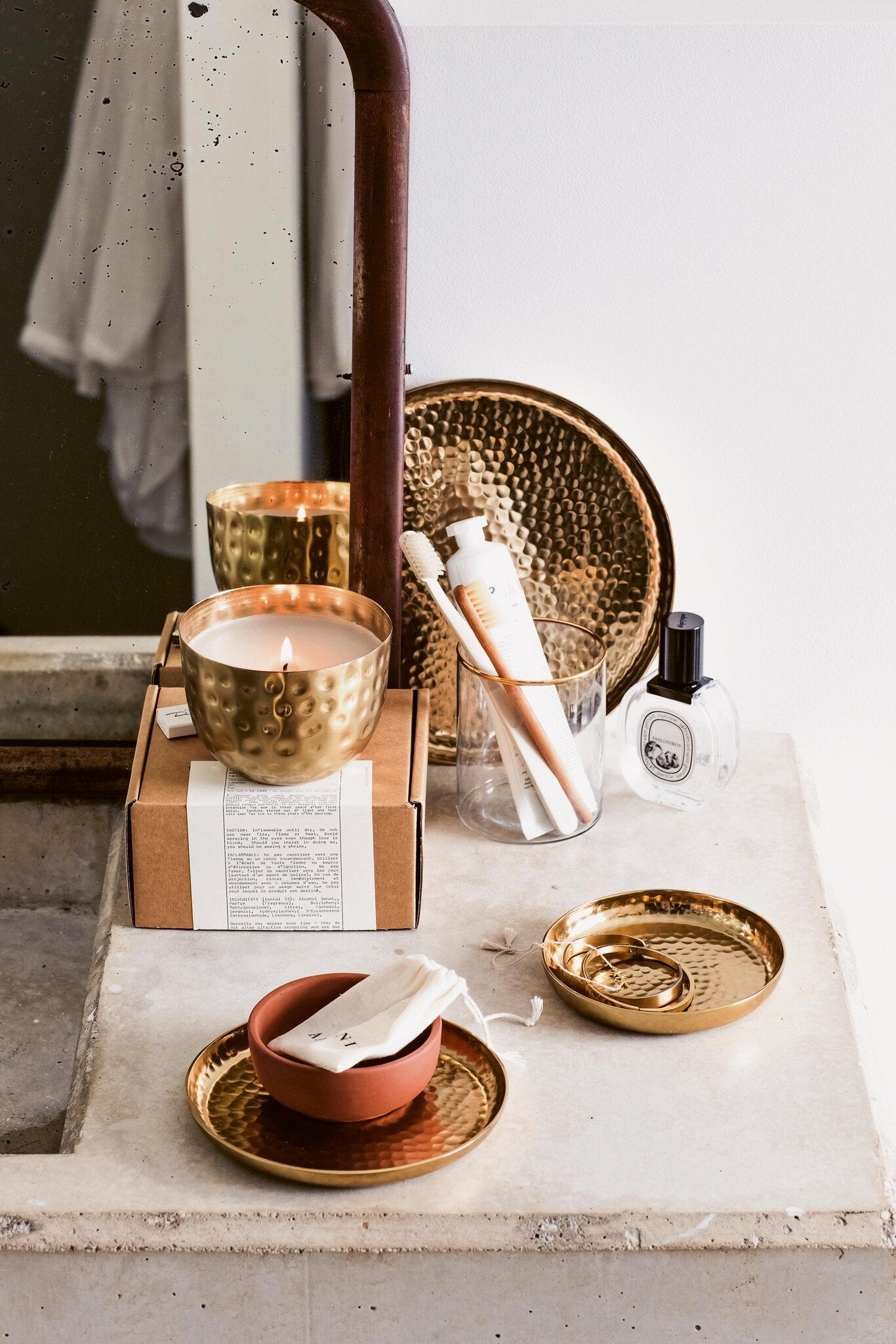 vtwonen | Maßstab Metall Gold 22cm