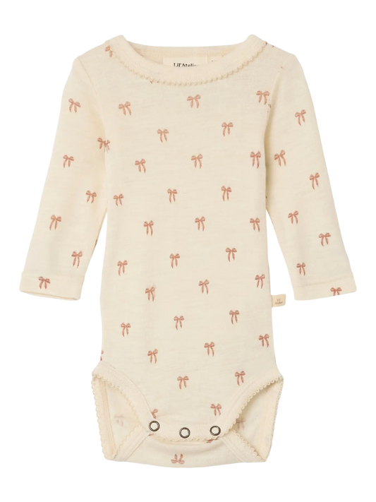 Lil Atelier | Romper Nalu wol strikjes