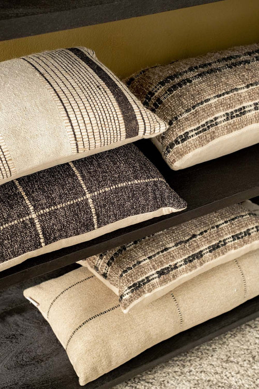 Home Society | Kussen Stitch beige