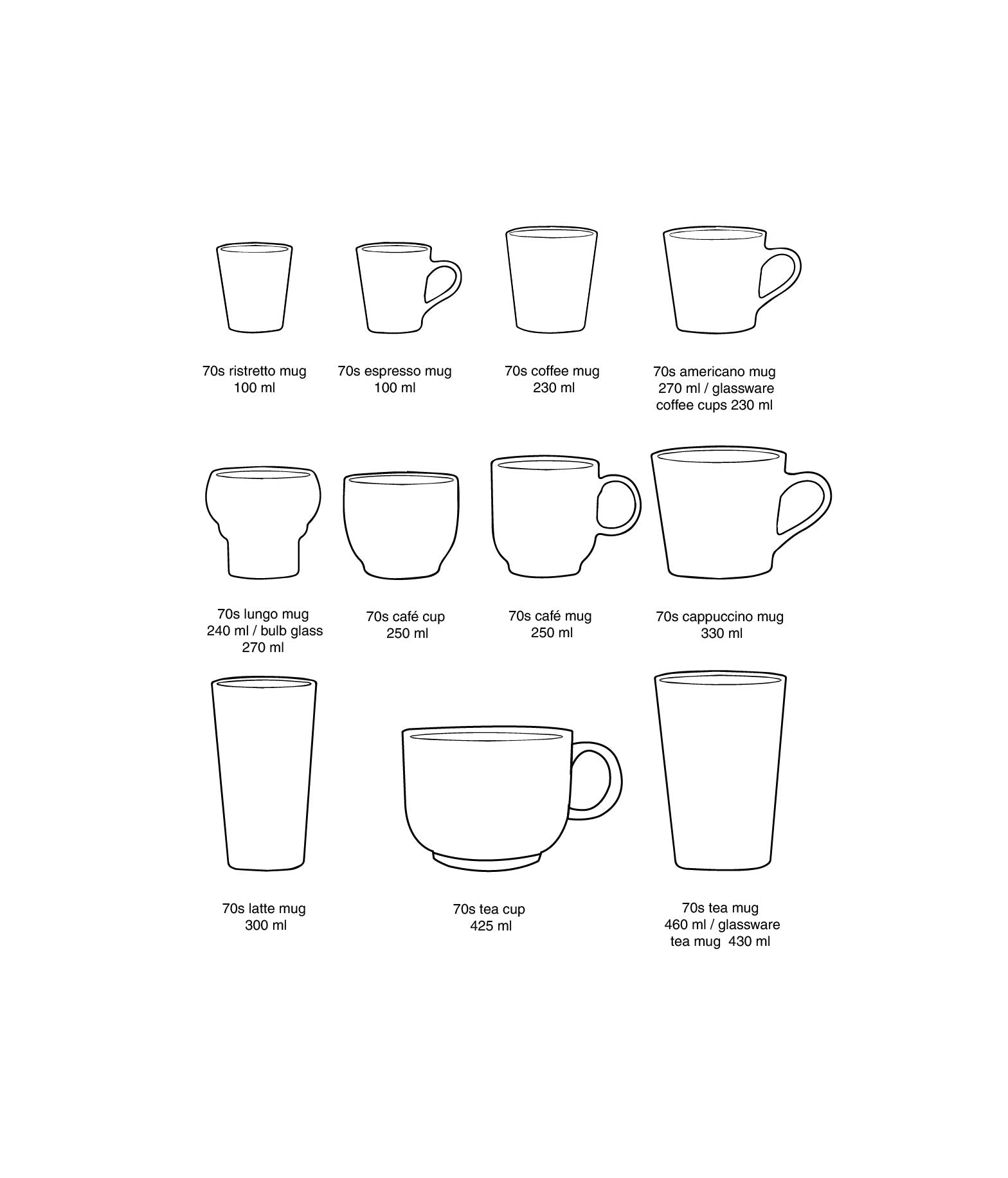 HK Living | 70's servies latte mok Petal