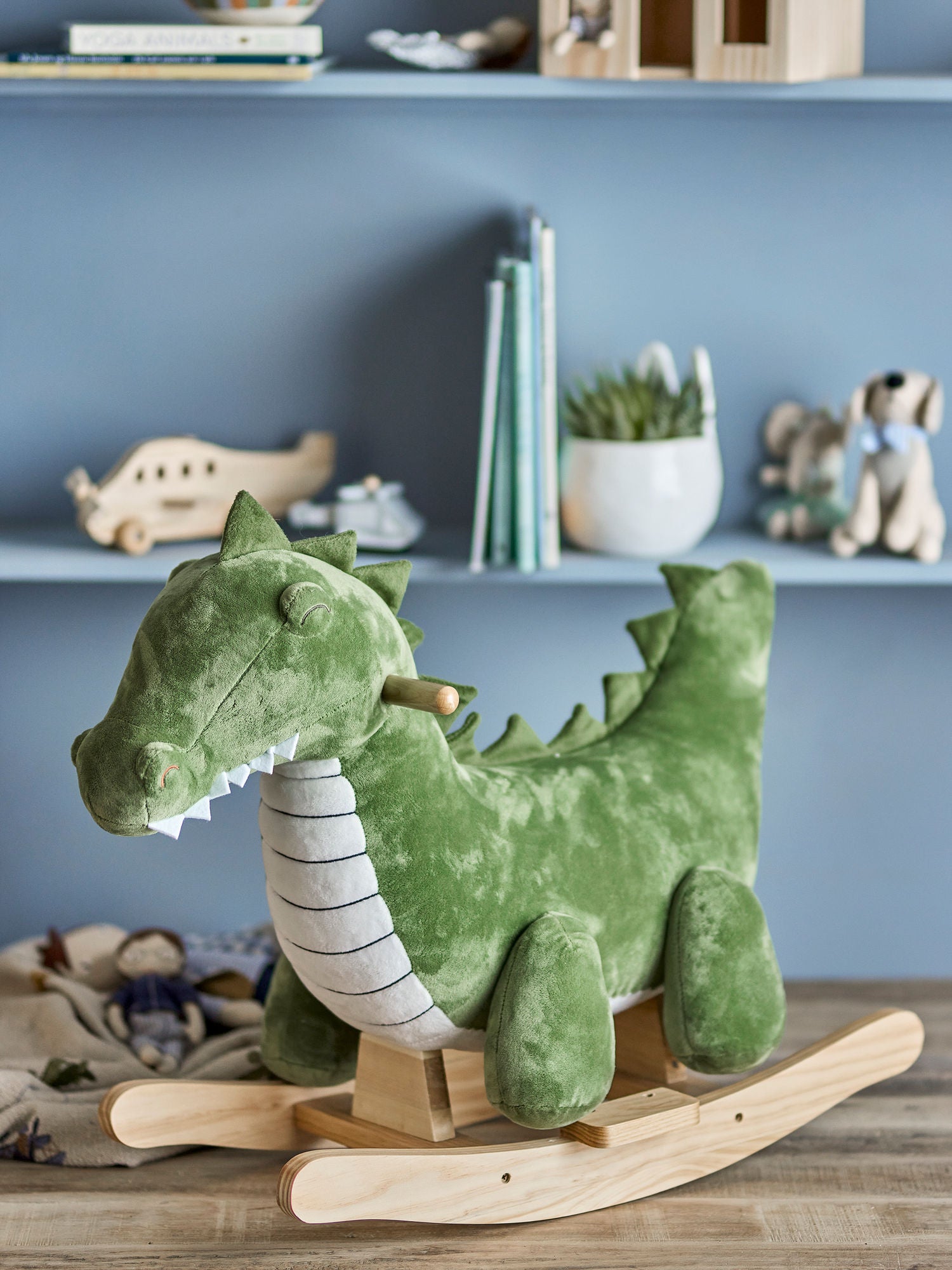 Bloomingville MINI Arnie Hobbeldier Krokodil groen