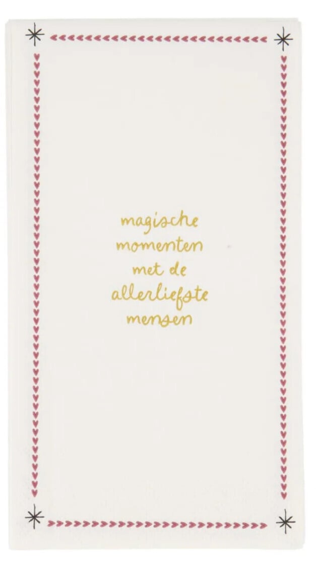 Zusss | Servetten rechthoek magische momenten