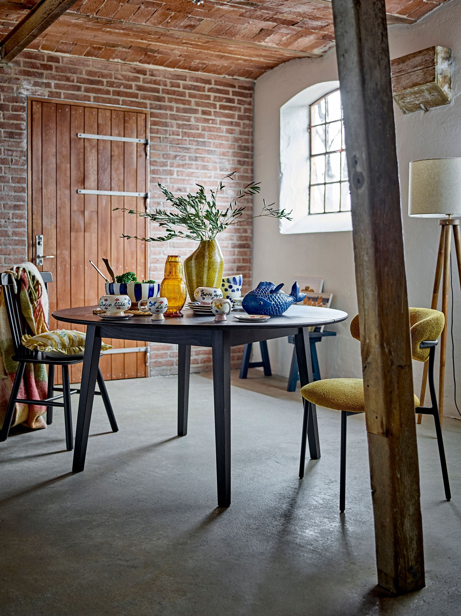 Bloomingville Abella Vaas Geel