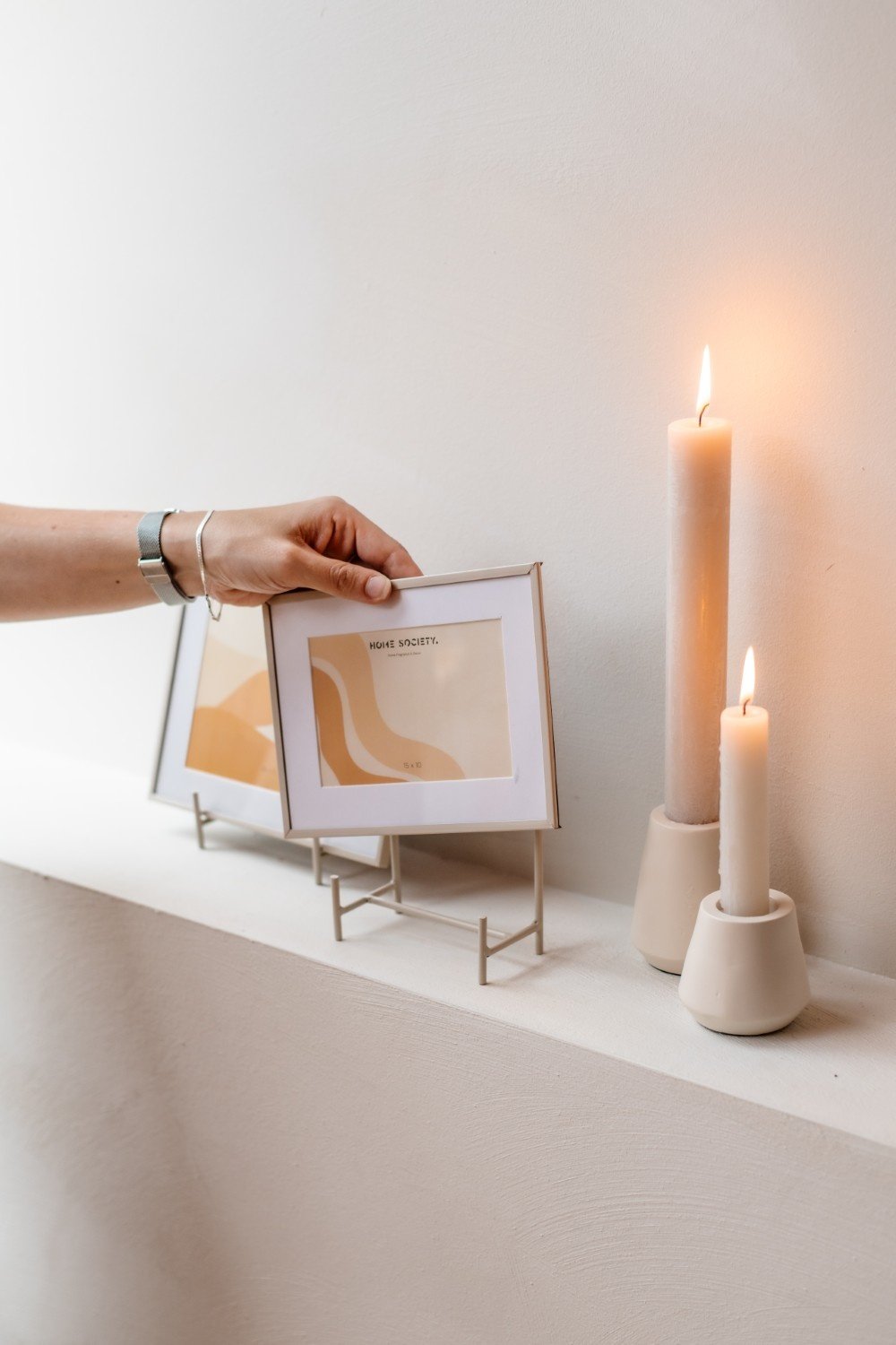 Home Society | Fotolijst Nami beige 23cm