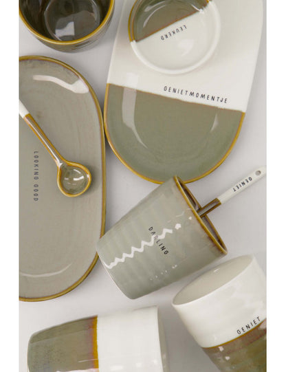 Zusss | Servierschale für einen genussvollen Moment, dunkelgrün