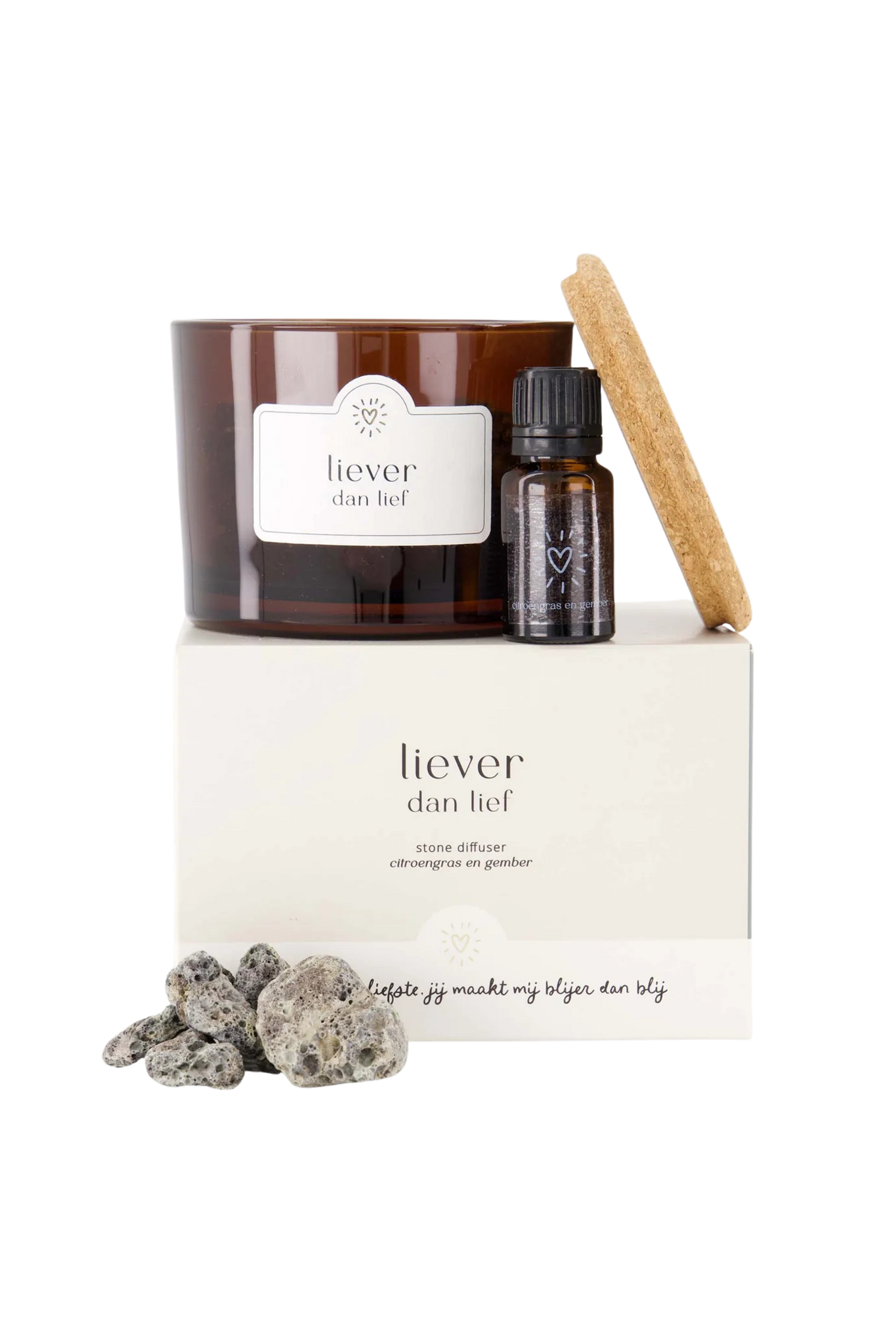 Zusss | Diffuser lava steen liever dan lief