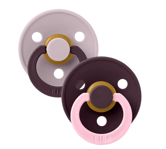 Bibs | Speen round set2 fusion lilac plum